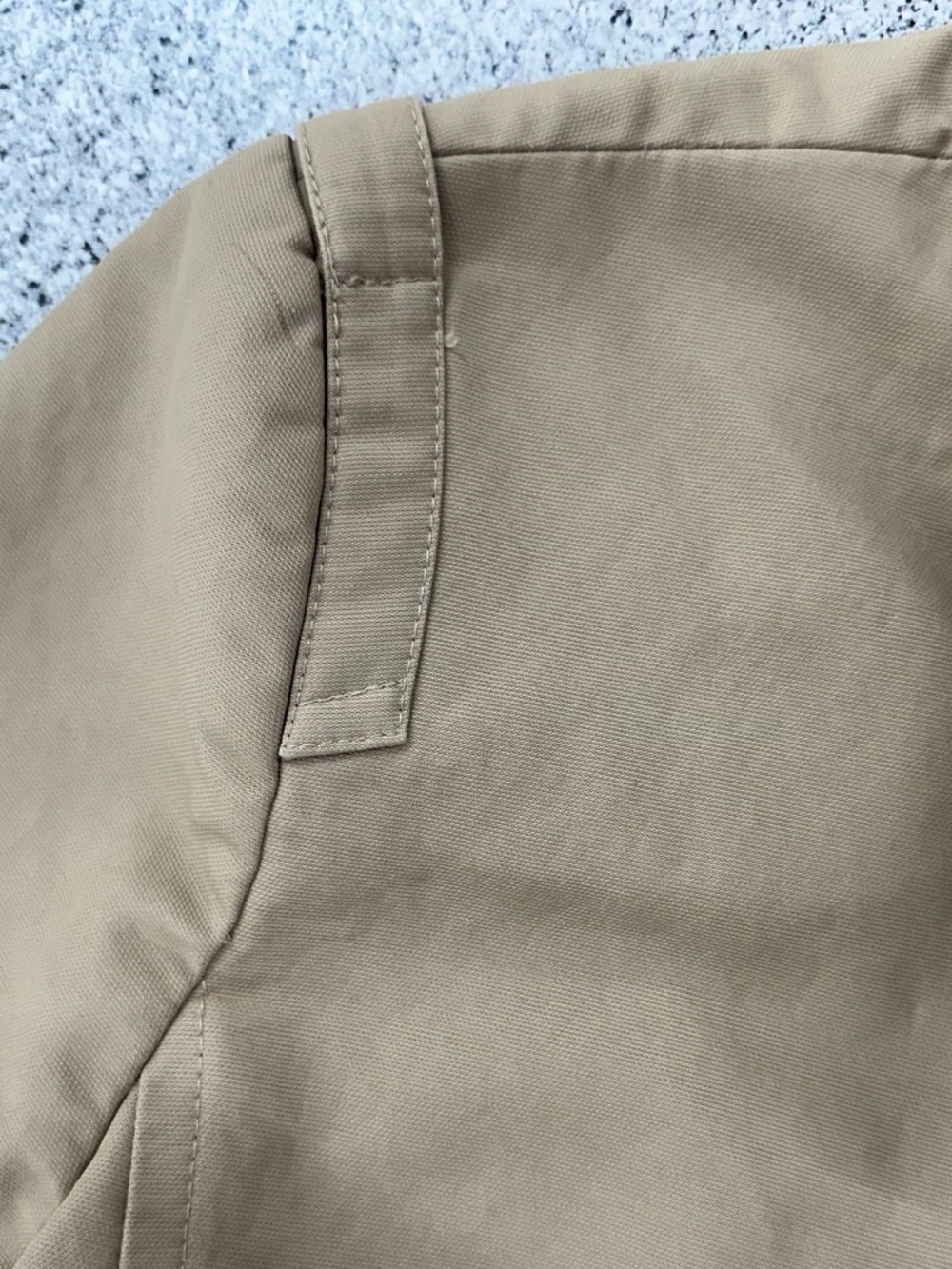 Ann Taylor LOFT Trench Coat Jacket Size 12 Tan Khaki Lightweight Classic - Picture 12 of 12
